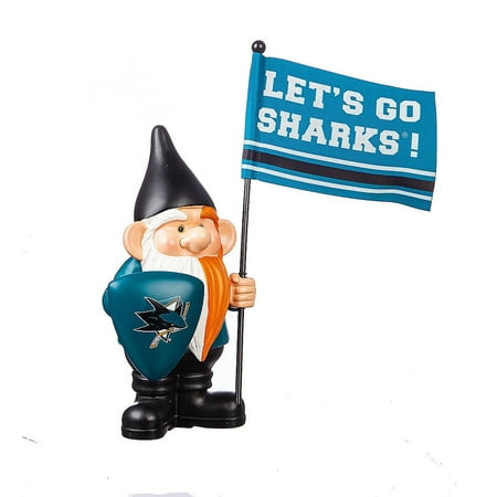 UPC: 0808412035609 | Evergreen San Jose Sharks  Flag Holder Gnome