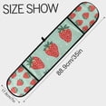 thumbnail image 3 of Yayeee Double Oven Mitt Kitchen Heat Resistant Baking 35" x7" Quilted Glove, Red Strawberry, 3 of 6