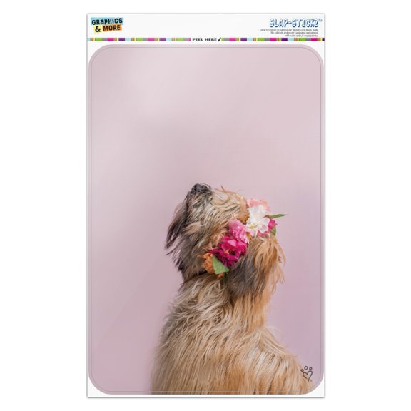 Soft Coated Wheaten Terrier Dog Flowers Home Business Office Sign