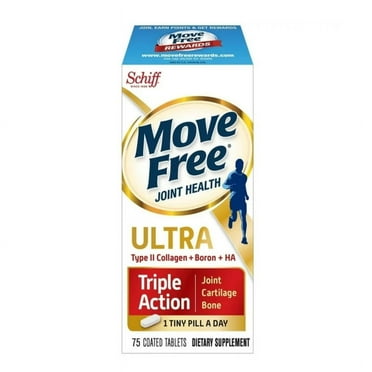 Move Free Type II Collagen, Boron & HA Ultra Triple Action Tablets, Move Free (75 Count In A Bottle) 1 ea