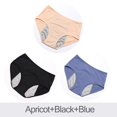 thumbnail image 1 of 3 unids/set bragas menstruales a prueba de fugas, ropa interior para mujer, pantalones sexis, ropa interior para incontinencia, calzoncillos, triangulación de envíos de talla grande Tan Jianjun unisex, 1 of 2