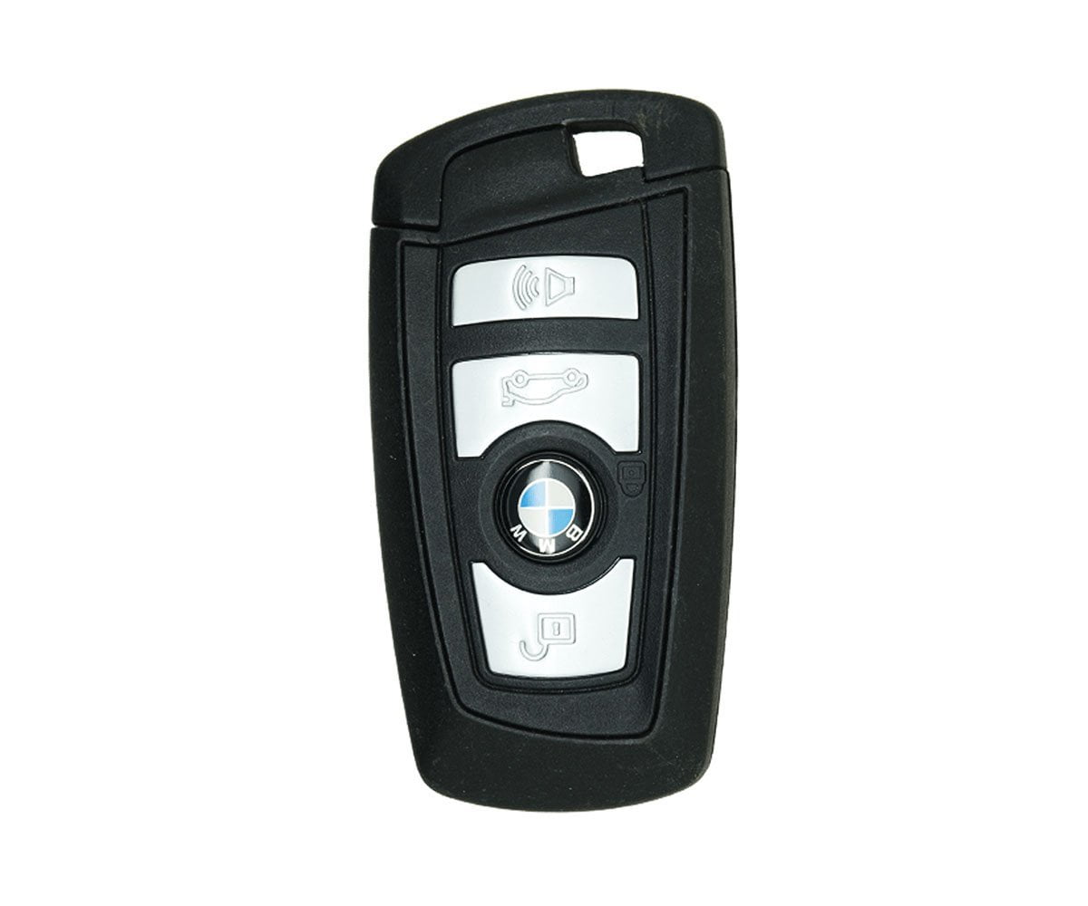 Carbon Fiber Remote Key Fob Cover Case Holder For BMW 1 3 4 5 7 Series  Keychain | eBay