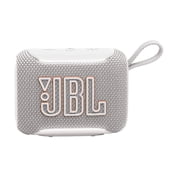 JBL Go 5 - Ultra-portable waterproof and drop-proof speaker with JBL legendary sound and ambient edge lighting - White