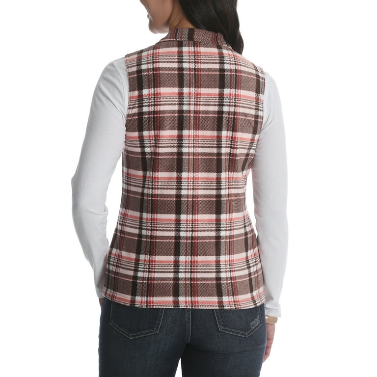 Womens fleece vest clearance walmart