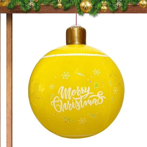 Adornos Navideños Nuevo Decoraciones Navideñas Al Aire Libre Decorada Navidad Inflable Gigante 24 Pulgadas para Fiestas Interior Y Exterior
