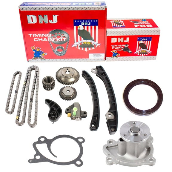 DNJ TK627WP Timing Chain Kit with Water Pump Fits Cars & Trucks 09-11 Nissan 1.6L L4 DOHC 16V