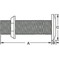 thumbnail image 2 of Groco THXL Bronze Extra-Length Through-Hull with Nut, NPS Thread, 2 of 3