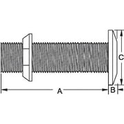 Groco THXL Bronze Extra-Length Through-Hull with Nut, NPS Thread