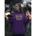 thumbnail image 2 of Every Day Is Halloween For Some Hoodie Women -Image by Shutterstock, Female XX-Large, 2 of 4