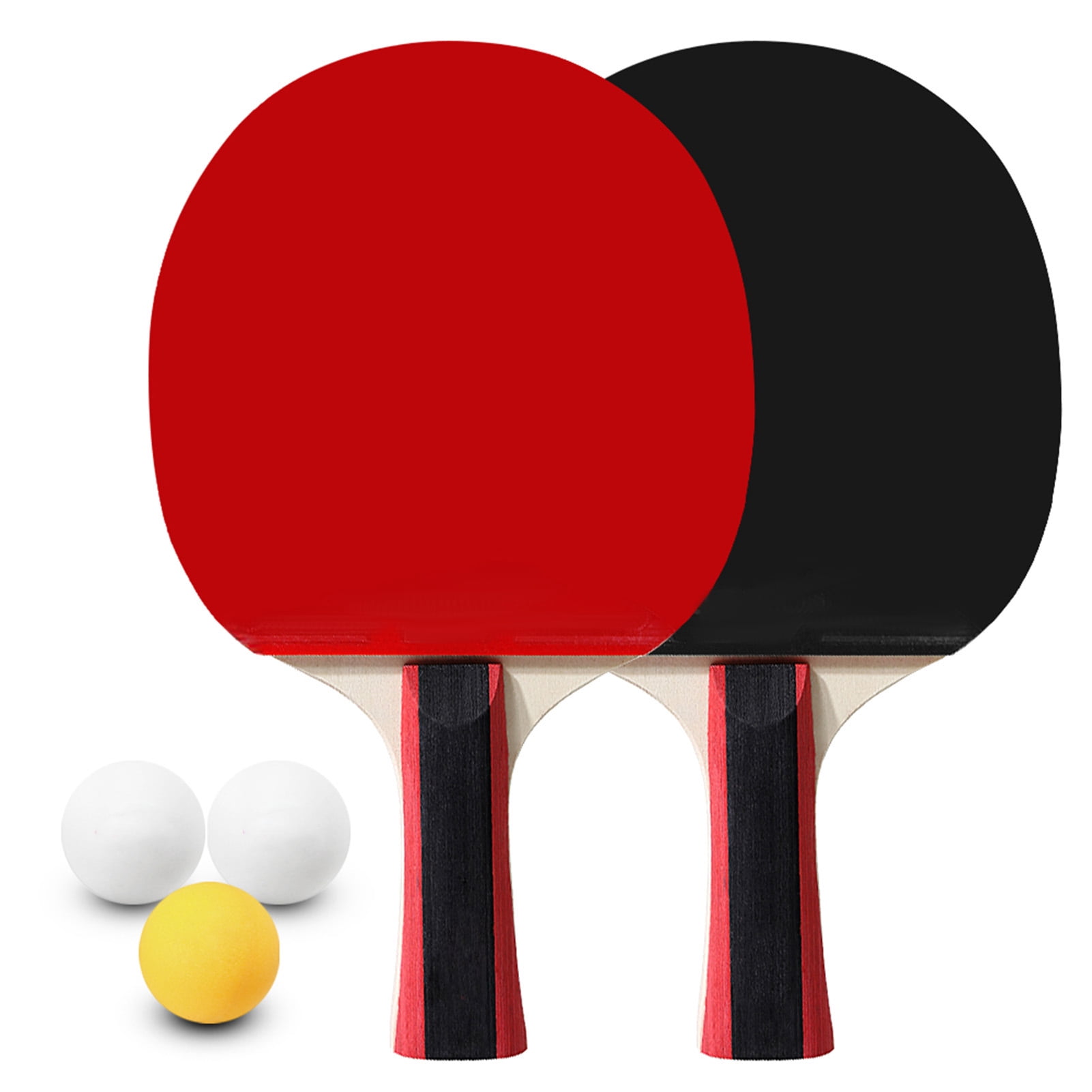 Tennis Table Tennis 2 Player Set 2 Table Tennis Bats Rackets And 3  Balls With Cover Bag