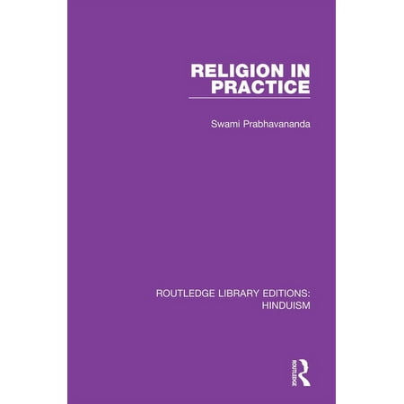 Routledge Library Editions: Hinduism Religion in Practice (Paperback)