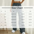thumbnail image 3 of Tii.MM Track Pants for Women Low Rise Drawstring Baggy Wide Leg Cargo Pants Jogger Sweatpants for Women, 3 of 4