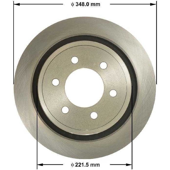 BENDIX PREMIUM DRUM AND ROTOR PRT6177 Bendix Brake Rotor