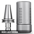 thumbnail image 3 of VEVOR CAT40 Tool Holder ER16 Collet Chuck Set 5Pcs 70mm for CNC Engraving Machine Milling Lathe,Silver, 3 of 9