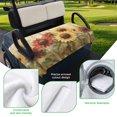 thumbnail image 5 of Golf Cart Seat Covers for 2 Seater,Spring Sunflower Microfiber Cart Seat Towel Blanket,Summer Oil Painting Floral Leaf Plant Absorbent Breathable NonSlip Bench Seats Protector for Golf Course 51"x31", 5 of 9