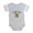 Heather Gray, variant on CafePress - Power Of Math - Cute Infant Baby Football Bodysuit