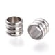 thumbnail image 2 of Tarnish Resistant 202 Stainless Steel Beads Grooved Column Stainless Steel Color 5x6mm Hole: 4.5mm, 2 of 2