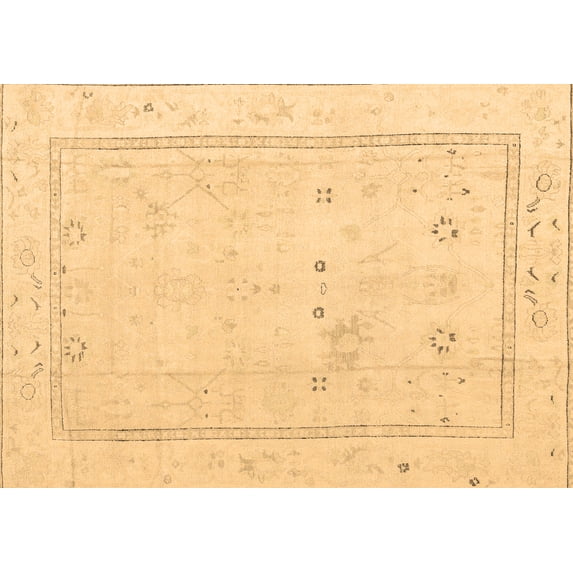 Ahgly Company Indoor Rectangle Oriental Brown Traditional Area Rugs, 5' x 8'