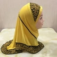 thumbnail image 5 of Travelwant One Piece Slip-On Leopard Zebra Pattren Muslim Hijab Head cover, 5 of 7