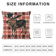 thumbnail image 5 of SHANXI Christmas Throw Pillow Covers Buffalo Checkers Decorative Pillow Case Super Soft Cushion 22x22in, 5 of 5