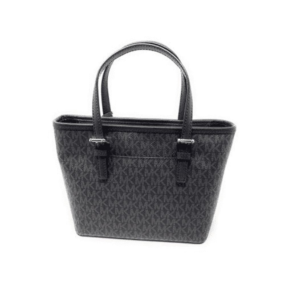 Michael Kors XS Carry All Jet Set Travel Womens Black PVC …