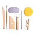thumbnail image 4 of JM Herramientas de escultura de cerámica de arcilla, 13 piezas Herramientas de escultura de arcilla Juego de herramientas de modelado Herramientas de tallado para tallado de madera de fruta de cera de arcilla JM, 4 of 5