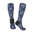 thumbnail image 4 of Daiia Sports Socks Dragon Printed Novelty Crew Socks for Men Women Knee High Socks Cotton Socks Soft & Breathable Support Unisex Socks, 4 of 9