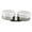 Without Lid, variant on simhoa Double Stainless Steel Round Dipper Palette Clip Container for Oil mediums With Lid