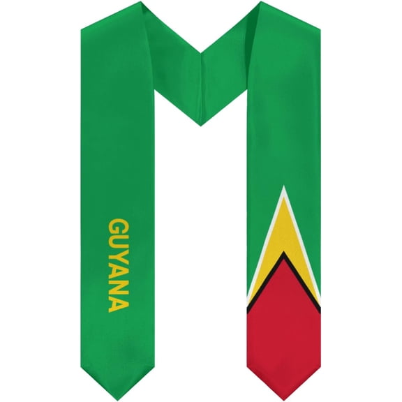 Guyana Cool Graduation Stole Shawl Sash Honor For Study Aboard International Students