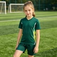 thumbnail image 6 of WAYUTE Boys Children's Football Uniform Set Quick Drying Sports Soccer Shirt for Kids Stretchy Short Sleeve Suit Casual Outfit Sets, 6 of 6