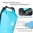 thumbnail image 2 of Mochila impermeable con tapa enrollable Dry Bag Oak-Sports de 10 litros, 2 of 6