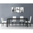 thumbnail image 5 of Black and White Abstract Line Art Canvas Print Painting Modern Wall Decor Artwork, 5 of 6