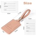 thumbnail image 2 of Luggage Straps, 2 Adjustable, Wear-Resistant and Durable Luggage Straps for Backpacks and Suitcases with 2 Luggage Tags - Black, Pink, 2 of 5
