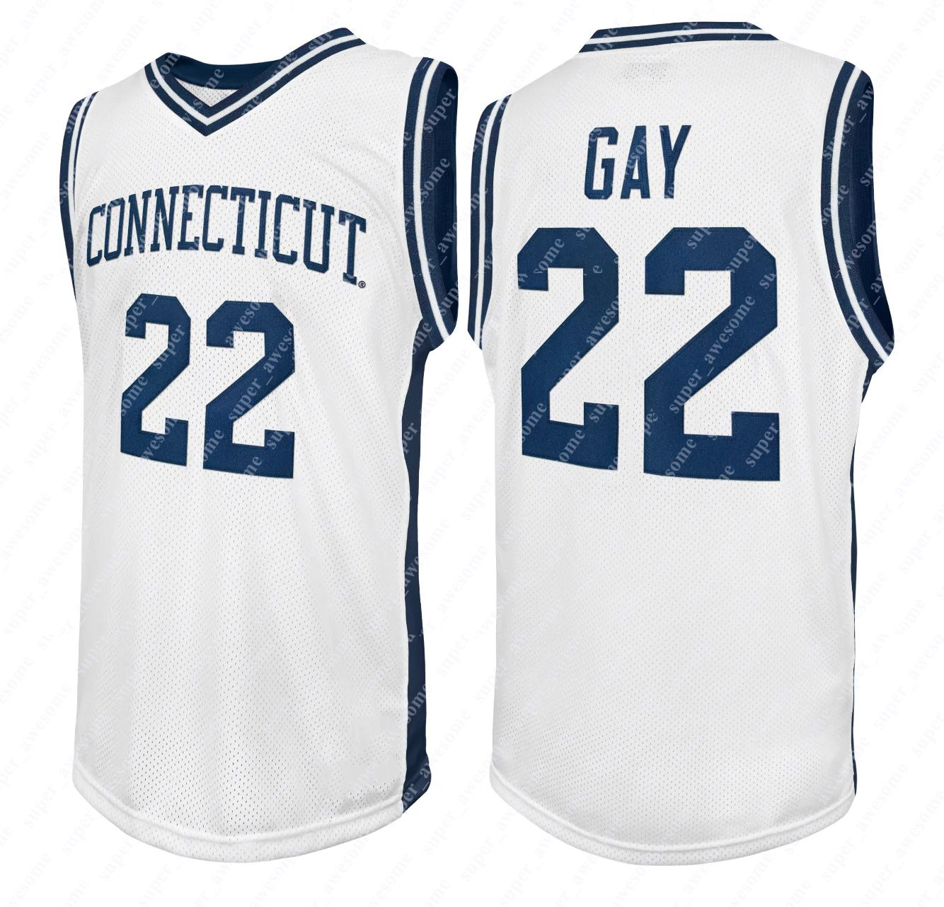 NBANCAA UConn Huskies Basketball Jersey 23 Maya Moore Adama Sanogo