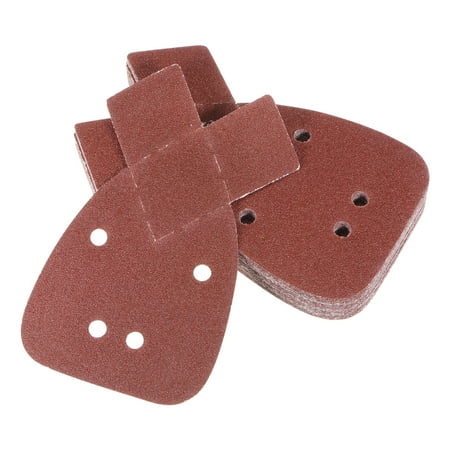 

Uxcell 24 Packs 100 Grits Aluminum Oxide Hook & Loop Sandpapers Sanding Pads with Extra Tips Brown