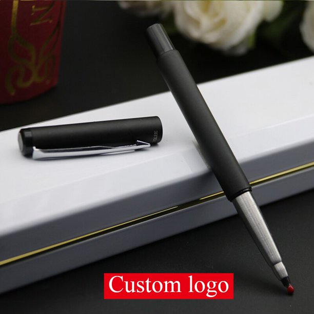 STOHOLEE-Bolígrafo de tinta con logotipo personalizado, suministros de oficina, papelería de marca, novedad