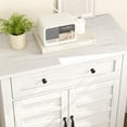 thumbnail image 4 of Farmhouse Storage Cabinet, Rustic Buffet Sideboard Cabinet with Drawer and Doors, Multi-Functional Entryway Storage Cabinet for Kitchen, Dining Room, Entryway, 4 of 7