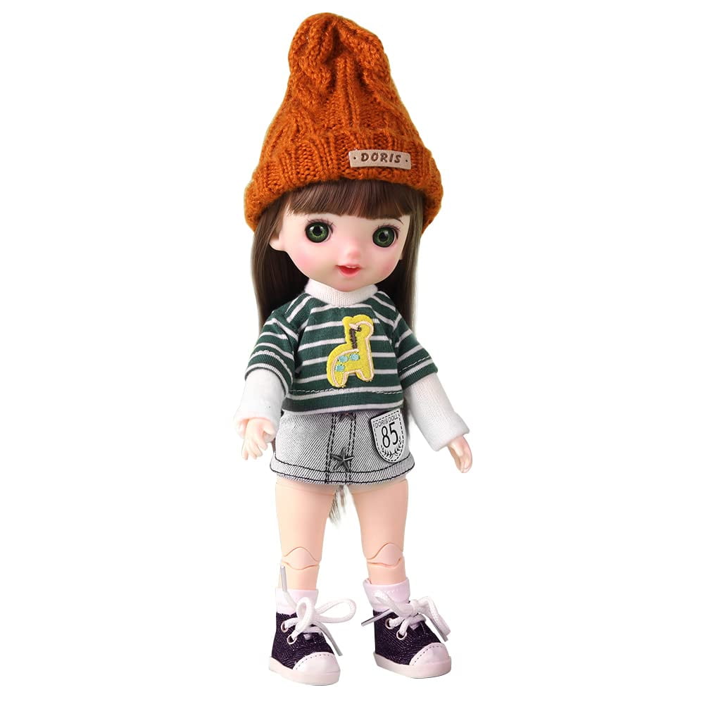 UCanaan BJD Doll 24 Inch With Clothes & Accessories - Ball Jointed Doll For Collectors & Kids