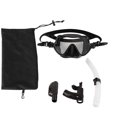 thumbnail image 2 of Portable Folding Silicone Full Dry Top Snorkel Set for Adults, 2 of 8