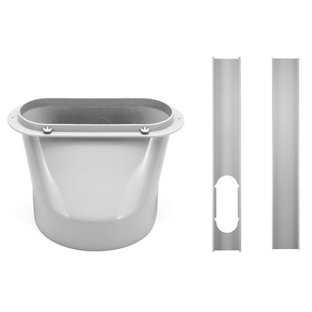 

KAOU 2Pcs Window Slide Kit Plate with 15cm Tube Adapter for Portable Air Conditioner