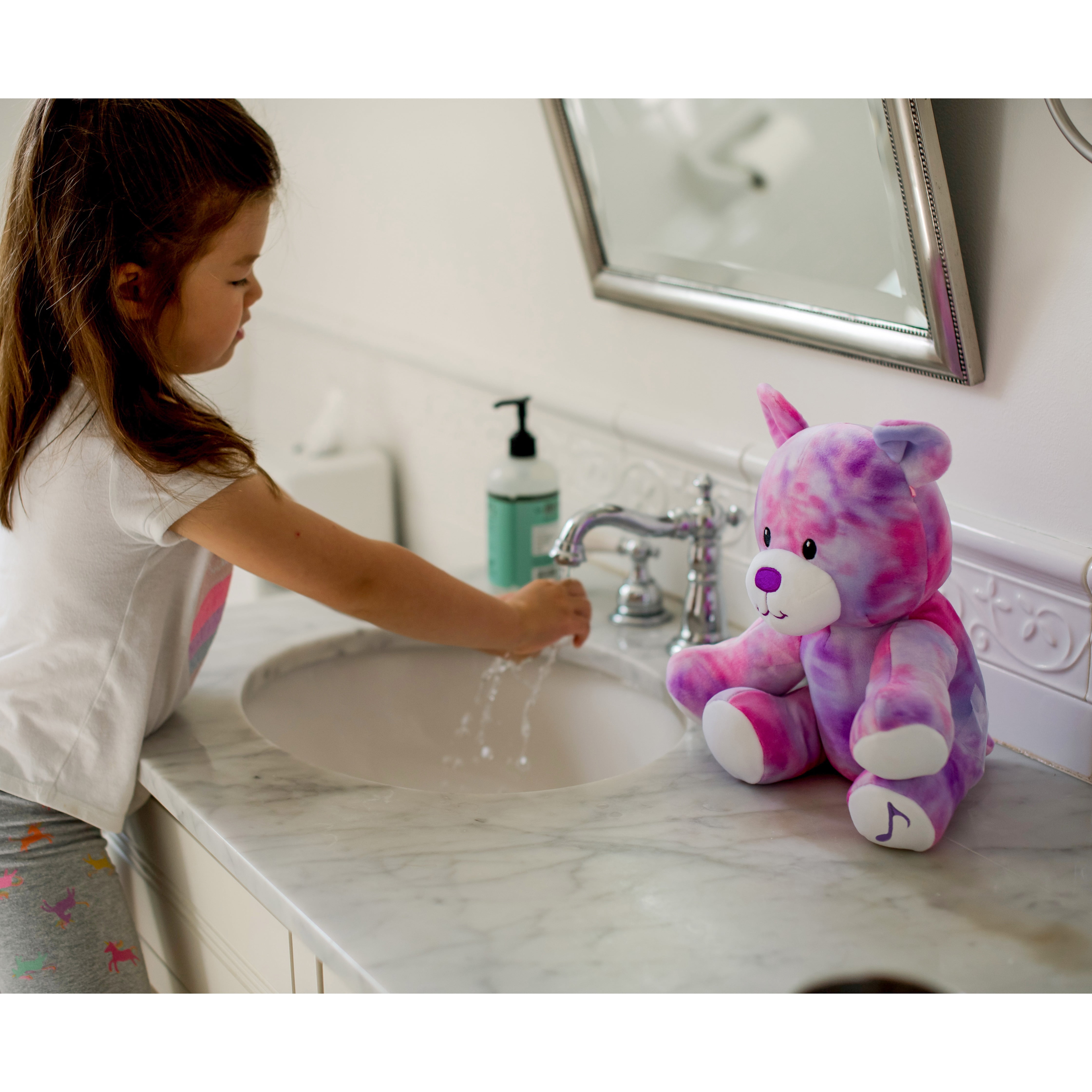 Animal Adventure® Wellobeez™ Antimicrobial Musical Clean Crew™ Bear Plush Bundle