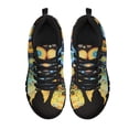 thumbnail image 5 of COEQINE Women Sneakers Running Walking Shoes Black Sole Tennis Shoes for Travel Breathable Trainers Footwear for Travel Outdoor, Abstract Black Cat Starry Night, 5 of 7