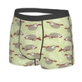 thumbnail image 2 of Wukai Twig Sloth Print Men’s Underwear Breathable Boxer Briefs,&nbsp;Moisture Wicking & Breathable-Medium, 2 of 7