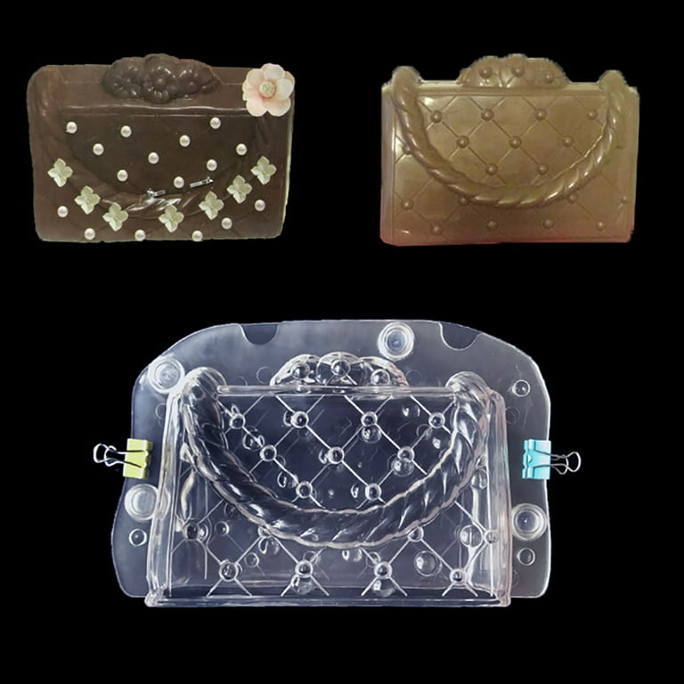 Naturegr Creative 3D Lady Handbag Chocolate Mold Candy Jelly DIY