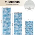 thumbnail image 4 of Light Blue Christmas Snowflake Pattern Kitchen Rugs Sets Of 3,Kitchen Runner Rugs Non Skid Washable,Decorative Kitchen Floor Mats for Kitchen,Sink,Laundry,17"x30"+ 17"x47" + 17"x59", 4 of 6