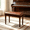 Brown & Storage, variant on Ktaxon Modern Piano Bench with Cushion, 29'' Double/Duet Piano Stool with Storage and Thick Cushion, Faux Leather Padded Piano Stool Artist Duet Seat for Keyboard, Organ, or Vanity, Black