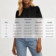 thumbnail image 2 of Guluxicc Women's Lace Shirts Loose Short Sleeve Mock Neck Basic Tops for Summer Casual Outfits, 2 of 6