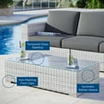 thumbnail image 4 of Modway Convene Outdoor Patio Coffee Table in Light Gray, 4 of 7