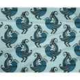 thumbnail image 4 of oneOone Polyester Lycra Baby Blue Fabric Bird Block Quilting Supplies Print Sewing Fabric By The Yard 56 Inch Wide, 4 of 4