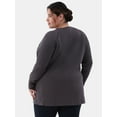 thumbnail image 3 of Terra & Sky Women’s Plus Thermal Tunic Top, Sizes 0X-4X, 3 of 5